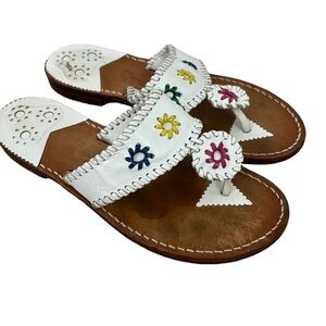 Stephen Bonanno Palm Beach White Sandals Size 8